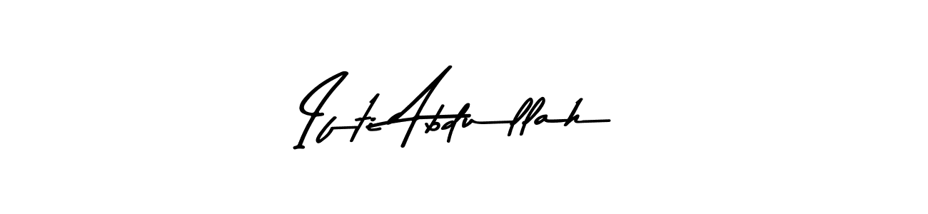 How to make Ifti Abdullah signature? Asem Kandis PERSONAL USE is a professional autograph style. Create handwritten signature for Ifti Abdullah name. Ifti Abdullah signature style 9 images and pictures png