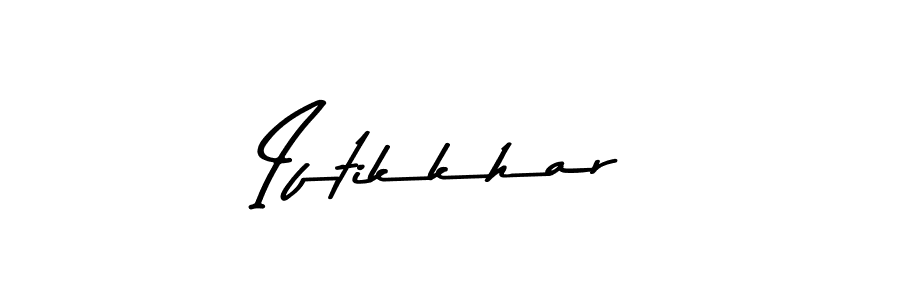 Also You can easily find your signature by using the search form. We will create Iftikkhar name handwritten signature images for you free of cost using Asem Kandis PERSONAL USE sign style. Iftikkhar signature style 9 images and pictures png