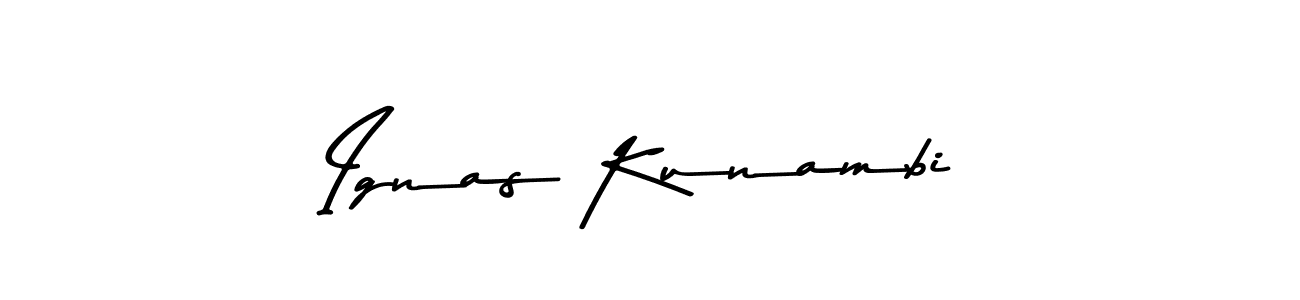 Asem Kandis PERSONAL USE is a professional signature style that is perfect for those who want to add a touch of class to their signature. It is also a great choice for those who want to make their signature more unique. Get Ignas Kunambi name to fancy signature for free. Ignas Kunambi signature style 9 images and pictures png