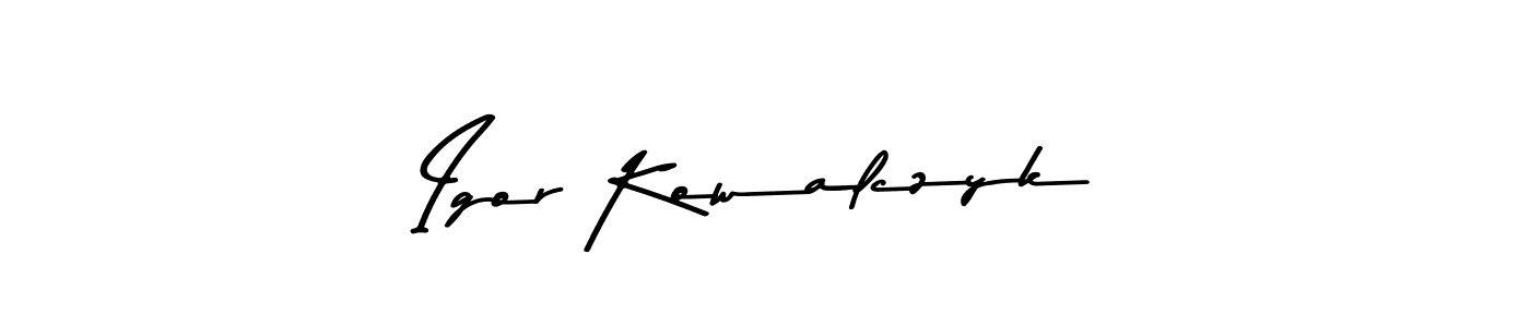 if you are searching for the best signature style for your name Igor Kowalczyk. so please give up your signature search. here we have designed multiple signature styles  using Asem Kandis PERSONAL USE. Igor Kowalczyk signature style 9 images and pictures png