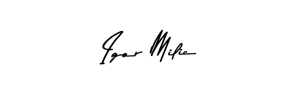 Also we have Igor Milic name is the best signature style. Create professional handwritten signature collection using Asem Kandis PERSONAL USE autograph style. Igor Milic signature style 9 images and pictures png