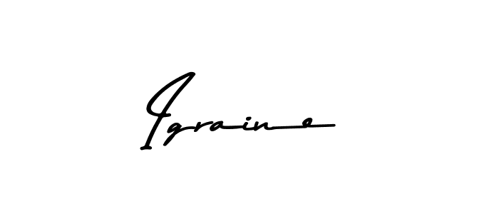 It looks lik you need a new signature style for name Igraine. Design unique handwritten (Asem Kandis PERSONAL USE) signature with our free signature maker in just a few clicks. Igraine signature style 9 images and pictures png