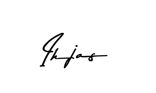 How to make Ihjas name signature. Use Asem Kandis PERSONAL USE style for creating short signs online. This is the latest handwritten sign. Ihjas signature style 9 images and pictures png