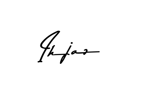 Make a beautiful signature design for name Ihjaz. Use this online signature maker to create a handwritten signature for free. Ihjaz signature style 9 images and pictures png
