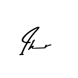 How to make Ihr name signature. Use Asem Kandis PERSONAL USE style for creating short signs online. This is the latest handwritten sign. Ihr signature style 9 images and pictures png