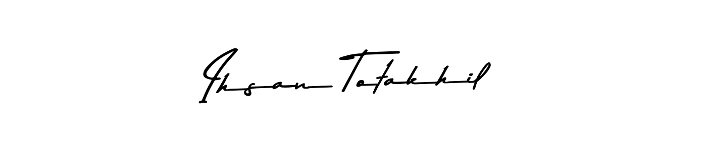 Also You can easily find your signature by using the search form. We will create Ihsan Totakhil name handwritten signature images for you free of cost using Asem Kandis PERSONAL USE sign style. Ihsan Totakhil signature style 9 images and pictures png