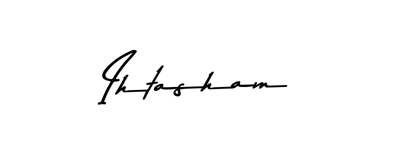 You can use this online signature creator to create a handwritten signature for the name Ihtasham. This is the best online autograph maker. Ihtasham signature style 9 images and pictures png