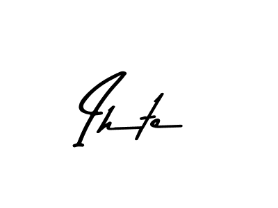 Make a beautiful signature design for name Ihte. Use this online signature maker to create a handwritten signature for free. Ihte signature style 9 images and pictures png