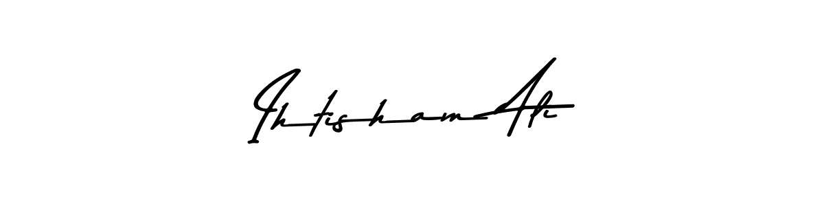 Similarly Asem Kandis PERSONAL USE is the best handwritten signature design. Signature creator online .You can use it as an online autograph creator for name Ihtisham Ali. Ihtisham Ali signature style 9 images and pictures png