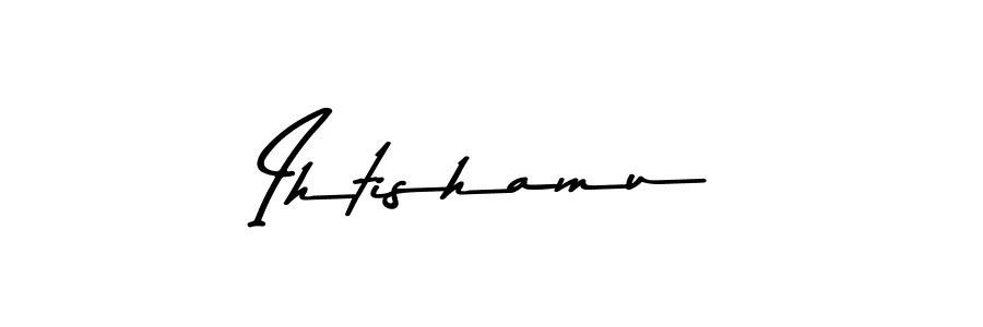 Asem Kandis PERSONAL USE is a professional signature style that is perfect for those who want to add a touch of class to their signature. It is also a great choice for those who want to make their signature more unique. Get Ihtishamu name to fancy signature for free. Ihtishamu signature style 9 images and pictures png