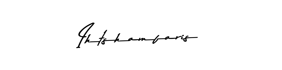 Also we have Ihtshamfaris name is the best signature style. Create professional handwritten signature collection using Asem Kandis PERSONAL USE autograph style. Ihtshamfaris signature style 9 images and pictures png