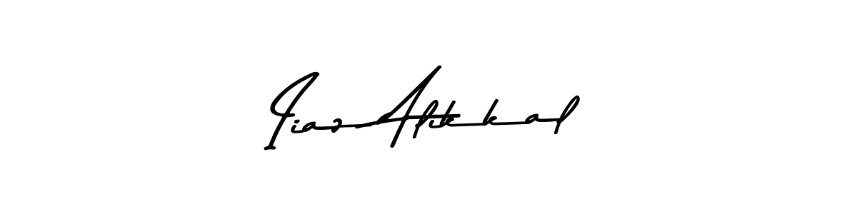 Use a signature maker to create a handwritten signature online. With this signature software, you can design (Asem Kandis PERSONAL USE) your own signature for name Iiaz Alikkal. Iiaz Alikkal signature style 9 images and pictures png