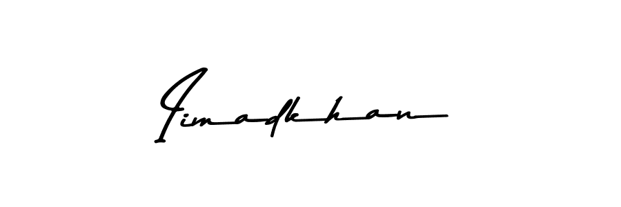 if you are searching for the best signature style for your name Iimadkhan. so please give up your signature search. here we have designed multiple signature styles  using Asem Kandis PERSONAL USE. Iimadkhan signature style 9 images and pictures png