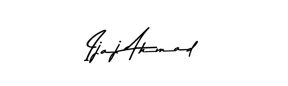 Make a beautiful signature design for name Ijaj Ahmad. Use this online signature maker to create a handwritten signature for free. Ijaj Ahmad signature style 9 images and pictures png