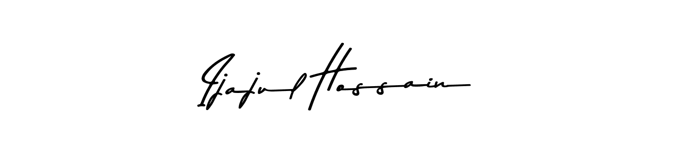 Make a beautiful signature design for name Ijajul Hossain. With this signature (Asem Kandis PERSONAL USE) style, you can create a handwritten signature for free. Ijajul Hossain signature style 9 images and pictures png