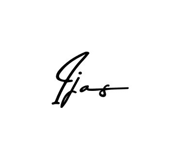 Design your own signature with our free online signature maker. With this signature software, you can create a handwritten (Asem Kandis PERSONAL USE) signature for name Ijas. Ijas signature style 9 images and pictures png