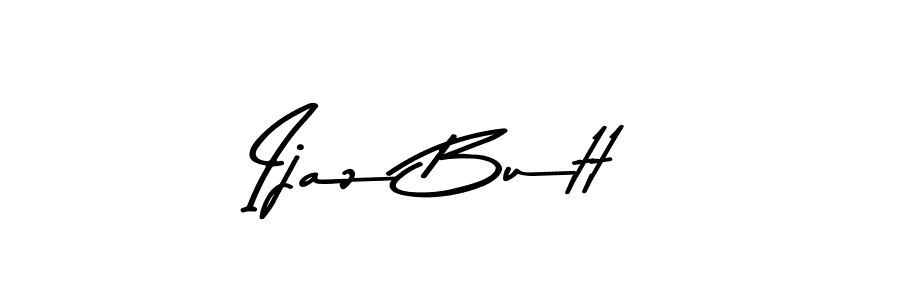 Create a beautiful signature design for name Ijaz Butt. With this signature (Asem Kandis PERSONAL USE) fonts, you can make a handwritten signature for free. Ijaz Butt signature style 9 images and pictures png