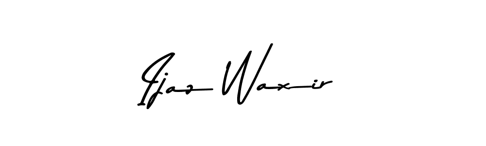 Also You can easily find your signature by using the search form. We will create Ijaz Waxir name handwritten signature images for you free of cost using Asem Kandis PERSONAL USE sign style. Ijaz Waxir signature style 9 images and pictures png