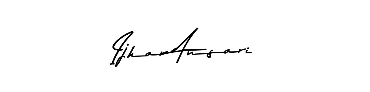 Also we have Ijhar Ansari name is the best signature style. Create professional handwritten signature collection using Asem Kandis PERSONAL USE autograph style. Ijhar Ansari signature style 9 images and pictures png