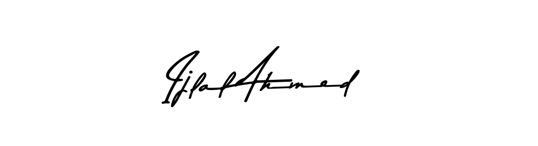 You can use this online signature creator to create a handwritten signature for the name Ijlal Ahmed. This is the best online autograph maker. Ijlal Ahmed signature style 9 images and pictures png