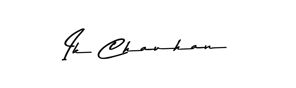 Make a beautiful signature design for name Ik Chauhan. Use this online signature maker to create a handwritten signature for free. Ik Chauhan signature style 9 images and pictures png