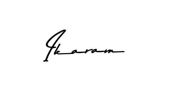 This is the best signature style for the Ikaram name. Also you like these signature font (Asem Kandis PERSONAL USE). Mix name signature. Ikaram signature style 9 images and pictures png