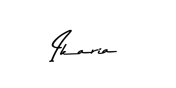 Design your own signature with our free online signature maker. With this signature software, you can create a handwritten (Asem Kandis PERSONAL USE) signature for name Ikaria. Ikaria signature style 9 images and pictures png