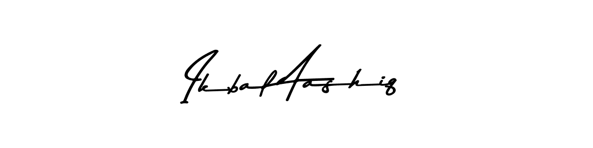 Design your own signature with our free online signature maker. With this signature software, you can create a handwritten (Asem Kandis PERSONAL USE) signature for name Ikbal Aashiq. Ikbal Aashiq signature style 9 images and pictures png