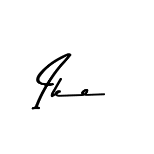 Make a beautiful signature design for name Ike. With this signature (Asem Kandis PERSONAL USE) style, you can create a handwritten signature for free. Ike signature style 9 images and pictures png