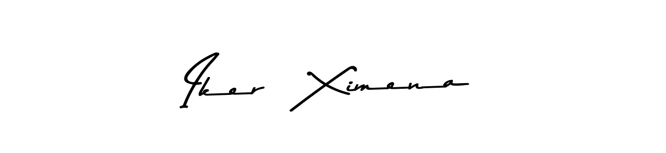 Use a signature maker to create a handwritten signature online. With this signature software, you can design (Asem Kandis PERSONAL USE) your own signature for name Iker   Ximena. Iker   Ximena signature style 9 images and pictures png