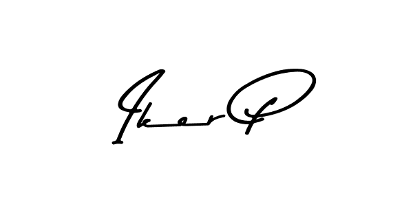 You should practise on your own different ways (Asem Kandis PERSONAL USE) to write your name (Iker P) in signature. don't let someone else do it for you. Iker P signature style 9 images and pictures png