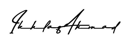 You can use this online signature creator to create a handwritten signature for the name Ikhlaq Ahmad. This is the best online autograph maker. Ikhlaq Ahmad signature style 9 images and pictures png