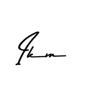 Similarly Asem Kandis PERSONAL USE is the best handwritten signature design. Signature creator online .You can use it as an online autograph creator for name Ikm. Ikm signature style 9 images and pictures png