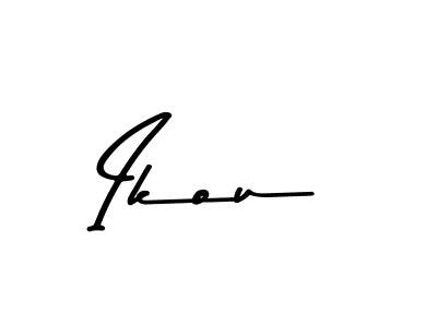 How to make Ikou name signature. Use Asem Kandis PERSONAL USE style for creating short signs online. This is the latest handwritten sign. Ikou signature style 9 images and pictures png