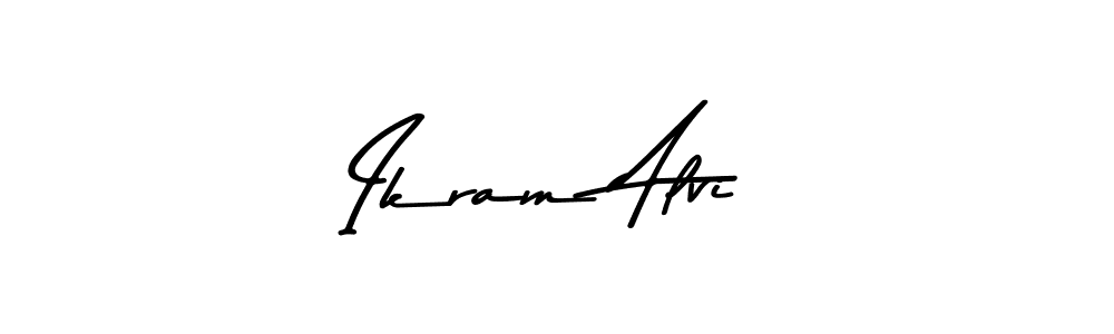 Make a beautiful signature design for name Ikram Alvi. Use this online signature maker to create a handwritten signature for free. Ikram Alvi signature style 9 images and pictures png