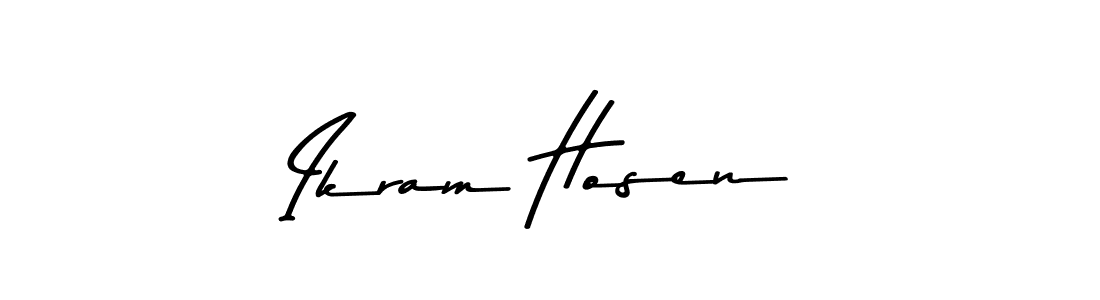 Make a beautiful signature design for name Ikram Hosen. Use this online signature maker to create a handwritten signature for free. Ikram Hosen signature style 9 images and pictures png