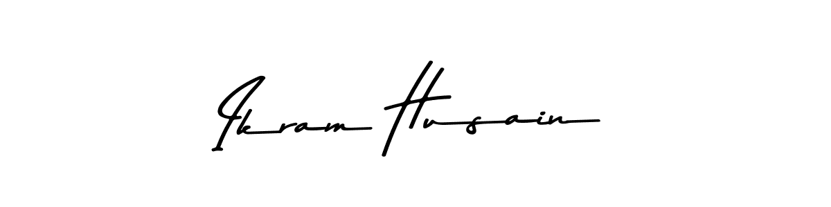 Ikram Husain stylish signature style. Best Handwritten Sign (Asem Kandis PERSONAL USE) for my name. Handwritten Signature Collection Ideas for my name Ikram Husain. Ikram Husain signature style 9 images and pictures png