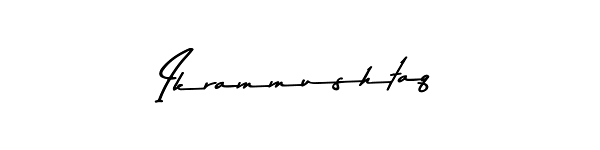 Ikrammushtaq stylish signature style. Best Handwritten Sign (Asem Kandis PERSONAL USE) for my name. Handwritten Signature Collection Ideas for my name Ikrammushtaq. Ikrammushtaq signature style 9 images and pictures png