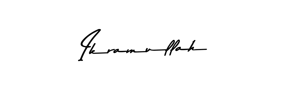 Make a beautiful signature design for name Ikramullah. With this signature (Asem Kandis PERSONAL USE) style, you can create a handwritten signature for free. Ikramullah signature style 9 images and pictures png