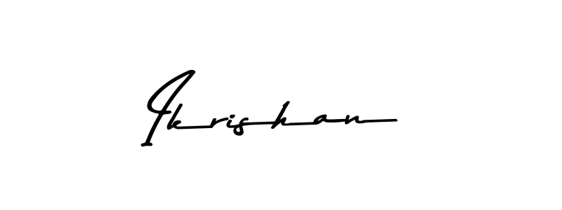 Make a beautiful signature design for name Ikrishan. Use this online signature maker to create a handwritten signature for free. Ikrishan signature style 9 images and pictures png