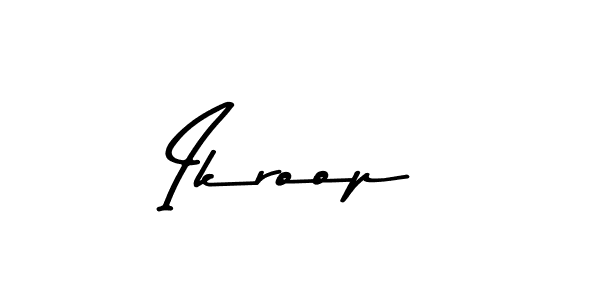 Make a beautiful signature design for name Ikroop. Use this online signature maker to create a handwritten signature for free. Ikroop signature style 9 images and pictures png