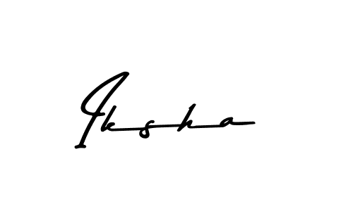 Asem Kandis PERSONAL USE is a professional signature style that is perfect for those who want to add a touch of class to their signature. It is also a great choice for those who want to make their signature more unique. Get Iksha name to fancy signature for free. Iksha signature style 9 images and pictures png