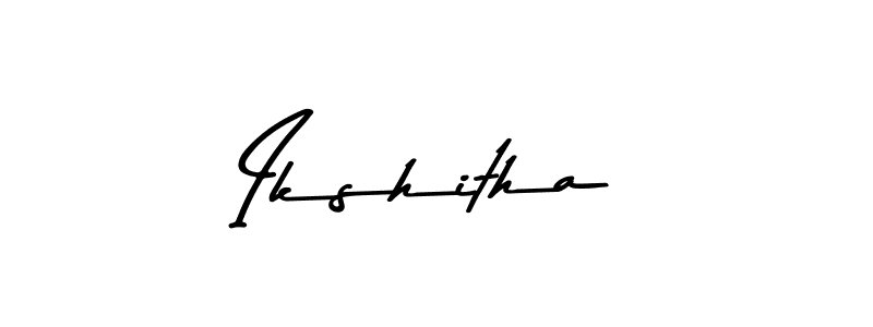 Make a beautiful signature design for name Ikshitha. Use this online signature maker to create a handwritten signature for free. Ikshitha signature style 9 images and pictures png