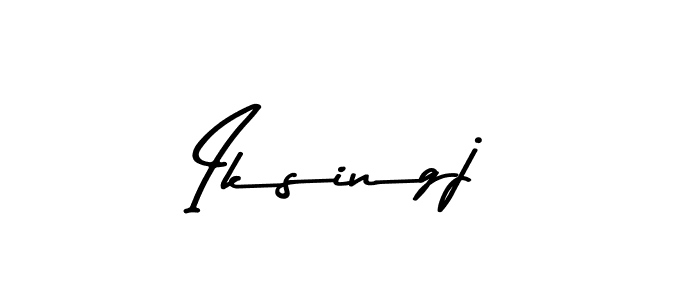 Similarly Asem Kandis PERSONAL USE is the best handwritten signature design. Signature creator online .You can use it as an online autograph creator for name Iksingj. Iksingj signature style 9 images and pictures png