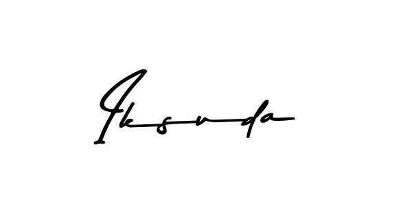 Make a beautiful signature design for name Iksuda. With this signature (Asem Kandis PERSONAL USE) style, you can create a handwritten signature for free. Iksuda signature style 9 images and pictures png