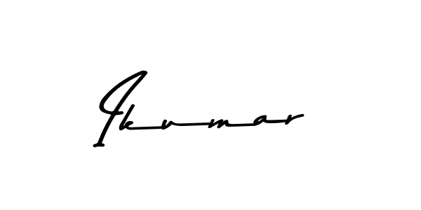 Make a beautiful signature design for name Ikumar. Use this online signature maker to create a handwritten signature for free. Ikumar signature style 9 images and pictures png