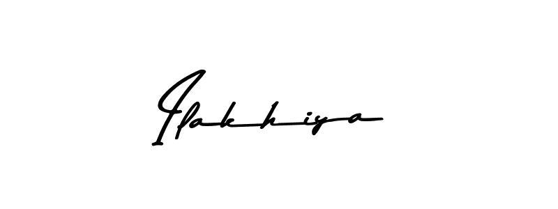 Design your own signature with our free online signature maker. With this signature software, you can create a handwritten (Asem Kandis PERSONAL USE) signature for name Ilakhiya. Ilakhiya signature style 9 images and pictures png