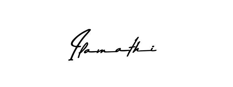 Similarly Asem Kandis PERSONAL USE is the best handwritten signature design. Signature creator online .You can use it as an online autograph creator for name Ilamathi. Ilamathi signature style 9 images and pictures png