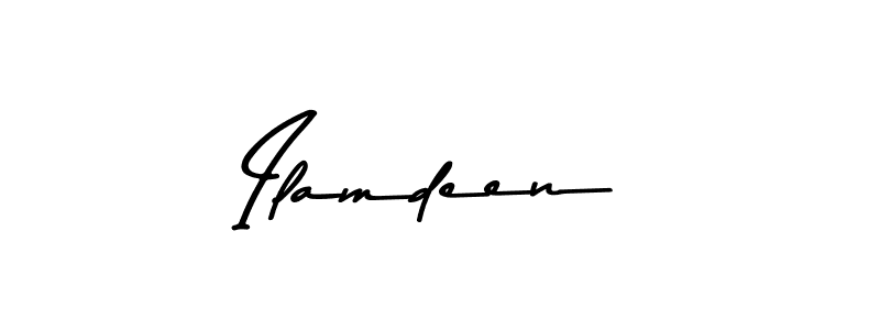 Ilamdeen stylish signature style. Best Handwritten Sign (Asem Kandis PERSONAL USE) for my name. Handwritten Signature Collection Ideas for my name Ilamdeen. Ilamdeen signature style 9 images and pictures png