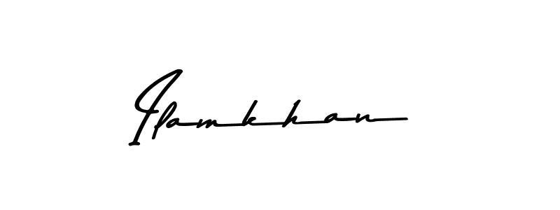 How to make Ilamkhan signature? Asem Kandis PERSONAL USE is a professional autograph style. Create handwritten signature for Ilamkhan name. Ilamkhan signature style 9 images and pictures png